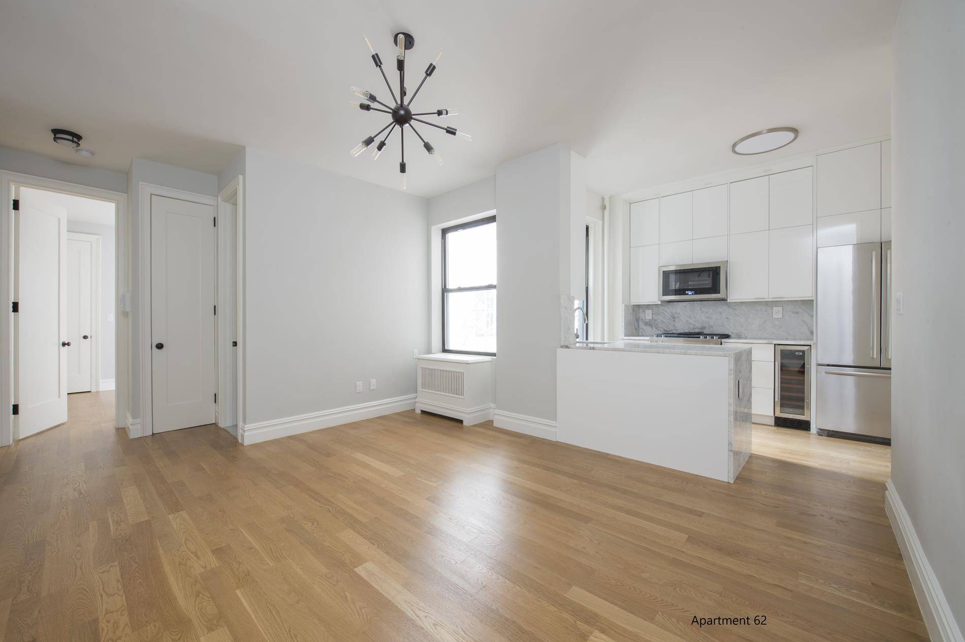 Fantastically priced one bedroom in an beautiful boutique elevator coop.