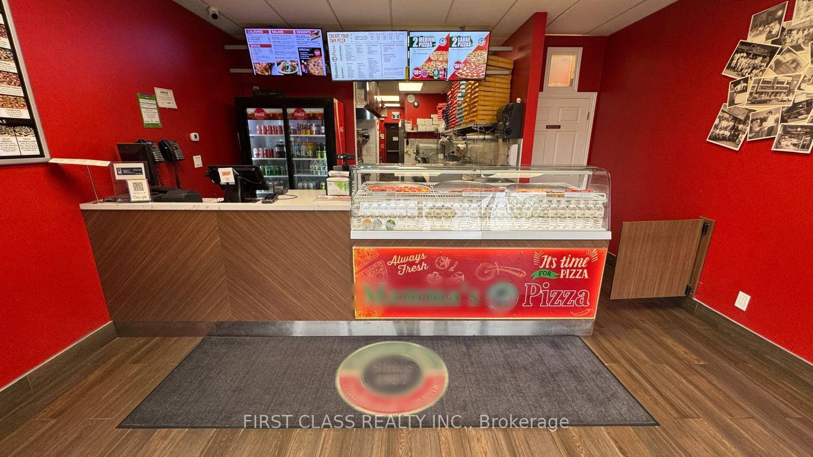 Renowned Pizza Franchise, Profitable Business located in Plaza on one of the busiest roads of Whitby intersection of brock St and Maple St.