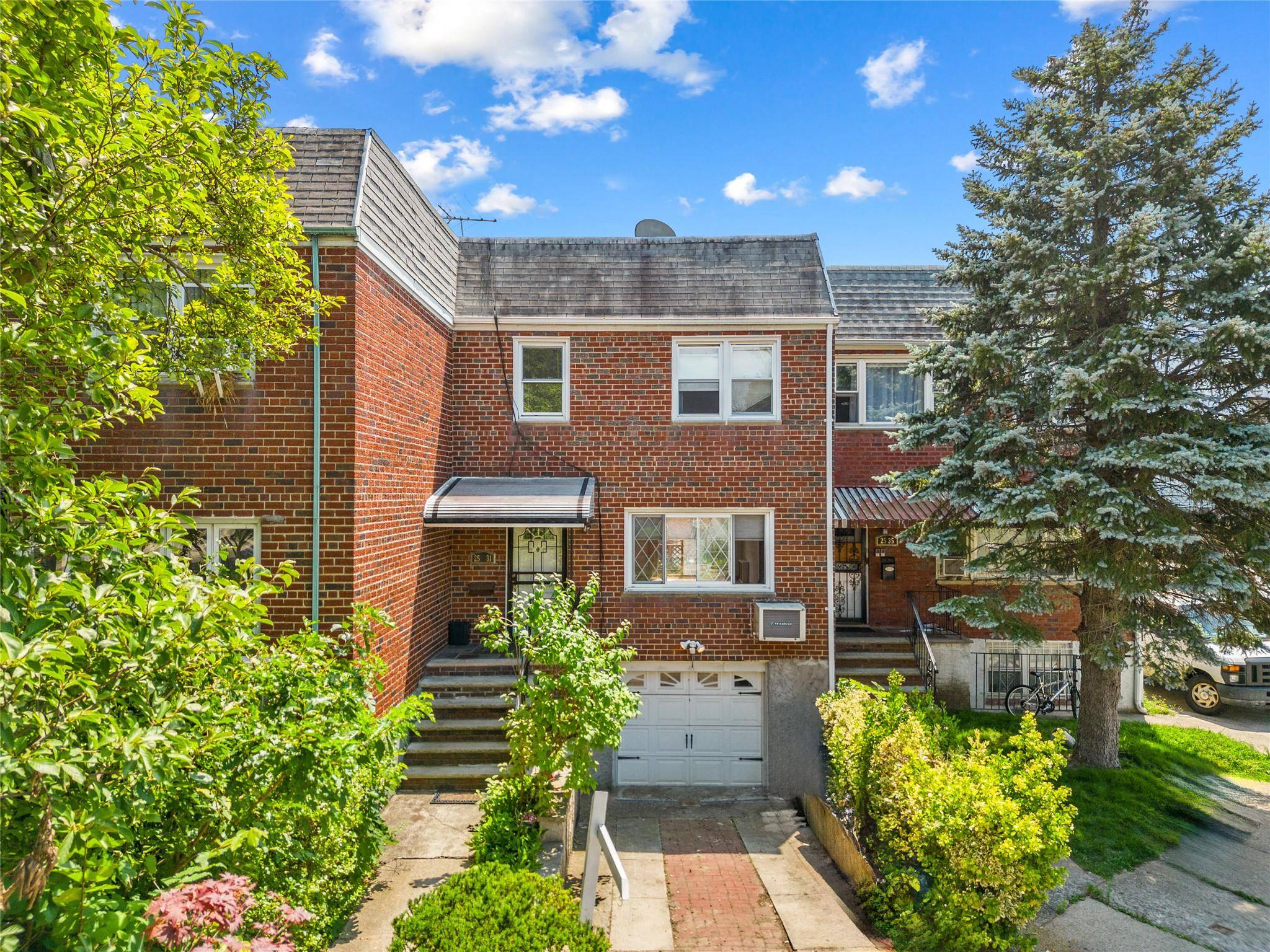 Charming All Brick Attached Townhouse in Prime North Flushing This well maintained tri level 1 family home features a spacious layout with a large living room, formal dining room, and ...