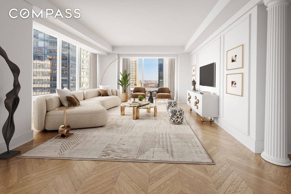 This exceptional residence occupies a prized position within one of New York City s most iconic addresses, moments from Rockefeller Center, Bergdorf Goodman, and the cultural and retail landmarks of ...