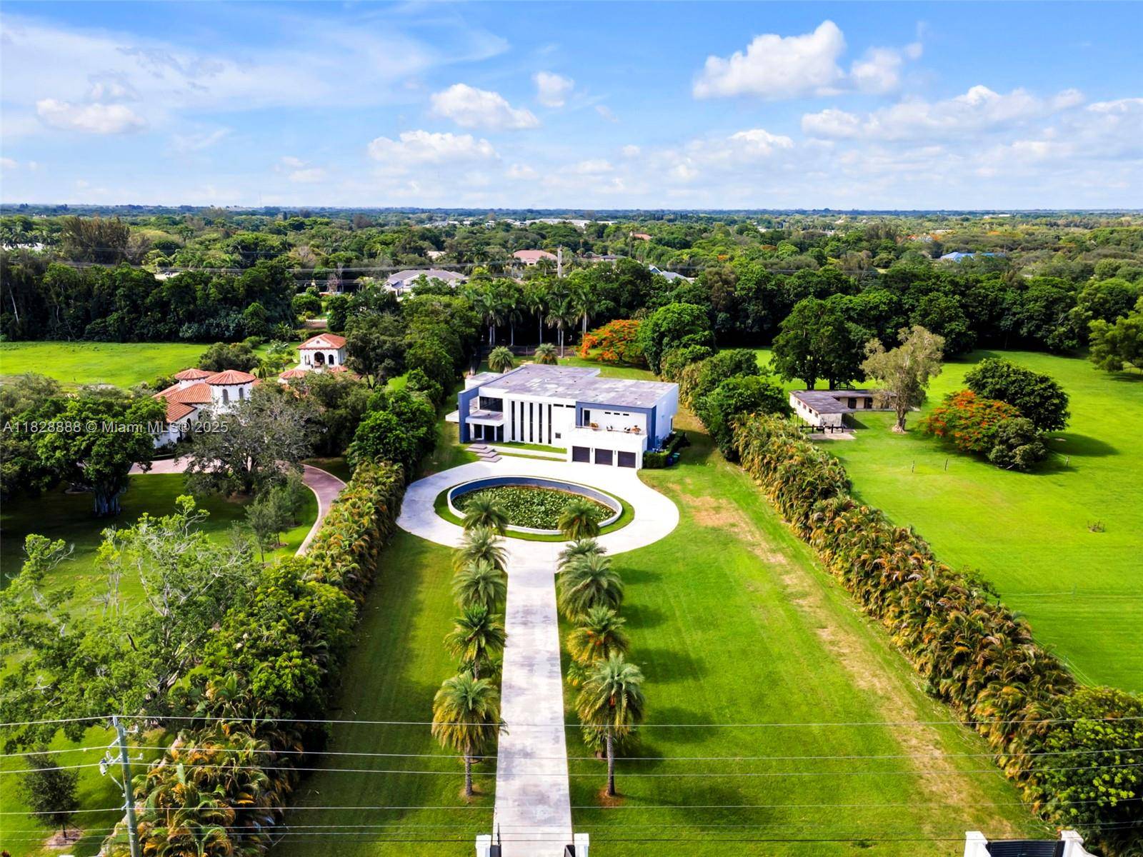 Located on 2. 3 acres in the prestigious Southwest Ranches community, this 9, 000 sq ft modern estate blends resort style amenities with sleek design.