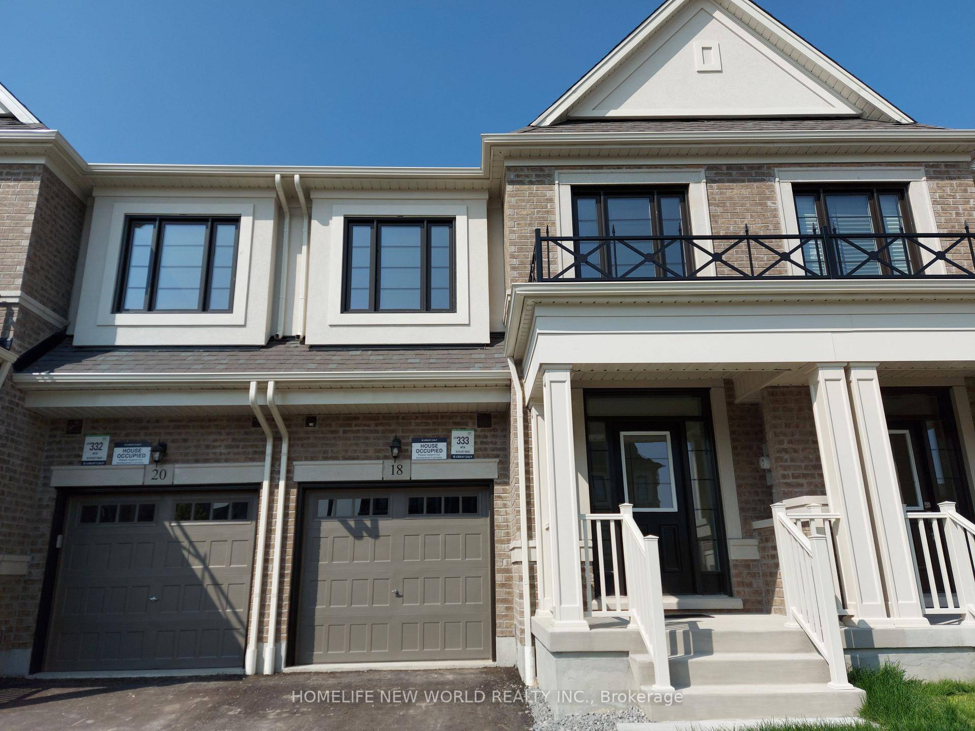 Stunning Townhouse Built by Great Gulf, Only One Year Old, Located in the Desirable area of Whitby, Back on Pond, Overlook to Water from Living Room and Master Bedroom, Over ...