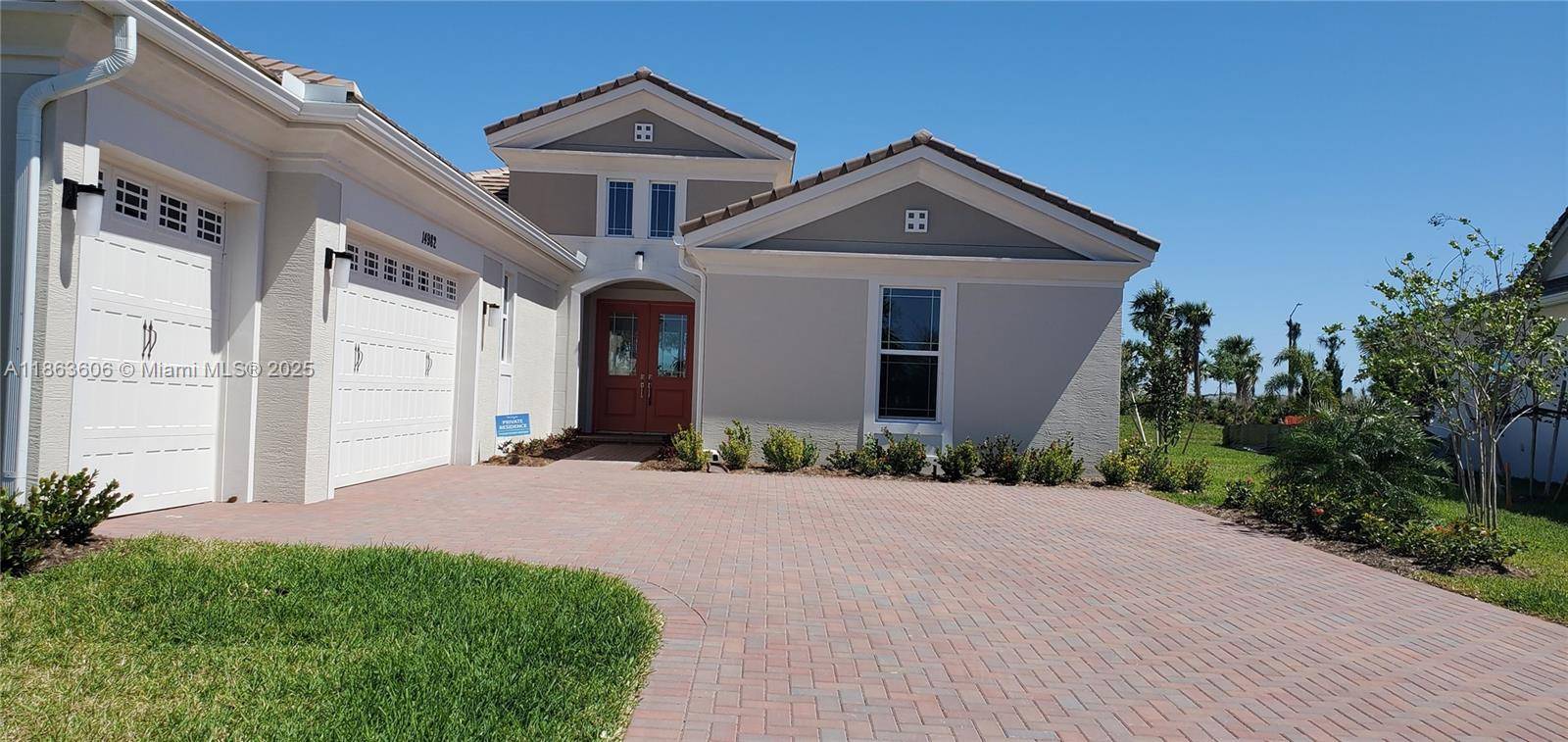 Newly built in 2025, this home is situated on a premium pie shape lot on a cul de sac and an oversized backyard, perfect for outdoor fun and relaxation.