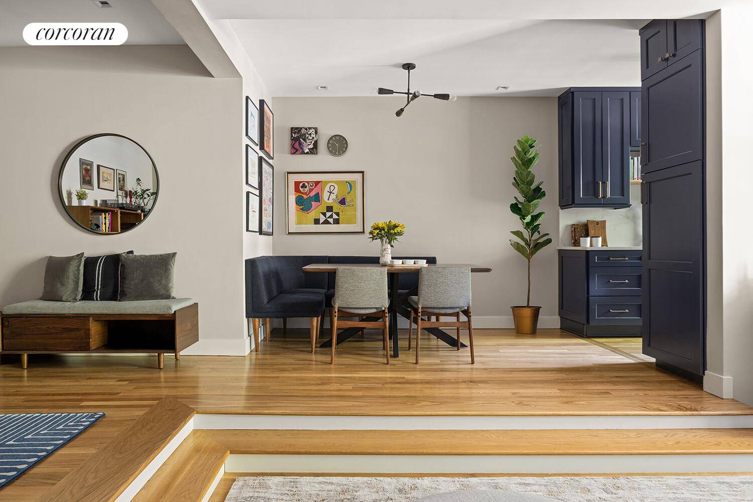 The glorious Art Deco co op building that is 230 Park Place in PRIME Prospect Heights now offers a meticulously gut renovated two bed, two bath apartment.