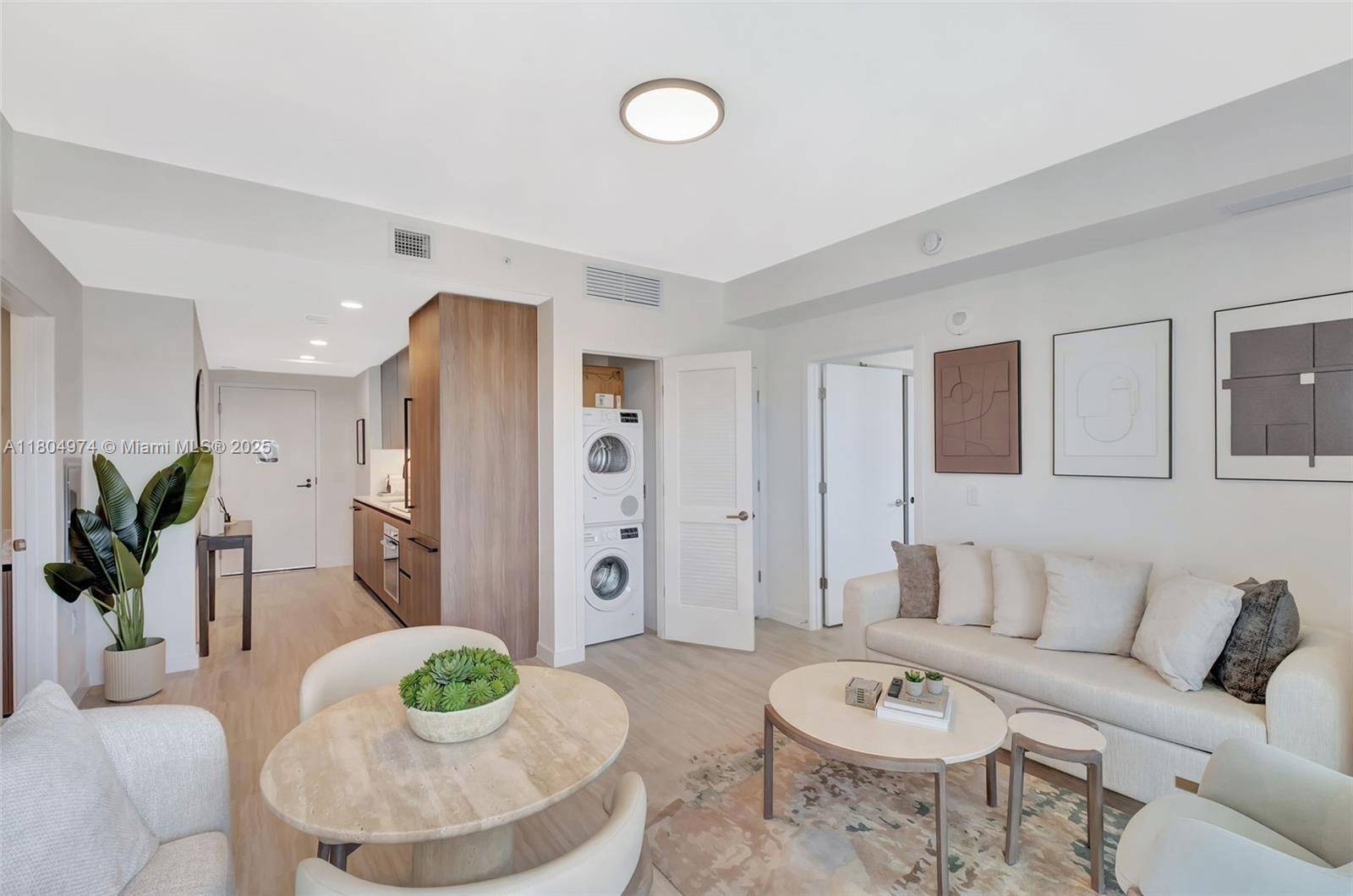 Don t miss the only 2 bedroom, 2 bathroom residence currently for sale in this brand new 22 story LEED Gold Certified building in Miami Beach.