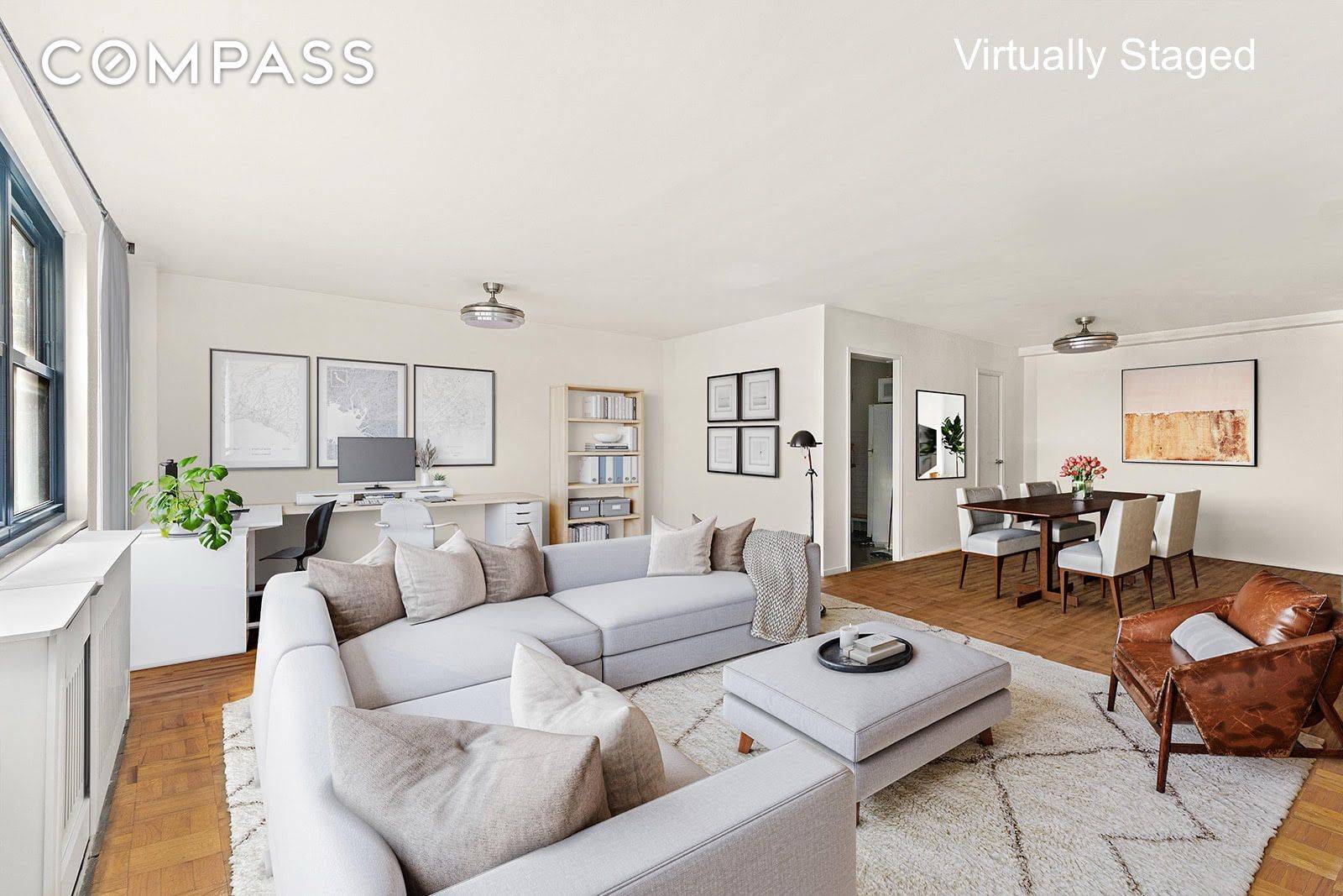 OWNER WILLING TO BUILD WALL FOR 2ND BEDROOM Apartment 6K at 315 East 70th Street a spacious unit in an excellent building conveniently located in prime Lenox Hill !