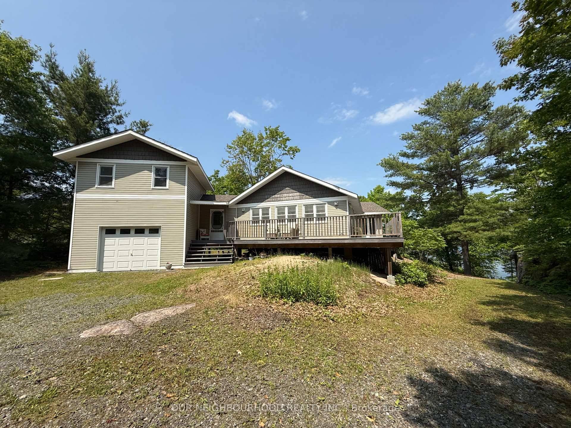 Off Grid Lakefront Retreat on Jarvis Lake 3 Bed 2 Bath Wraparound Deck Garage with Loft Solar PoweredEscape to your own piece of paradise with this stunning 3 season, 3 ...