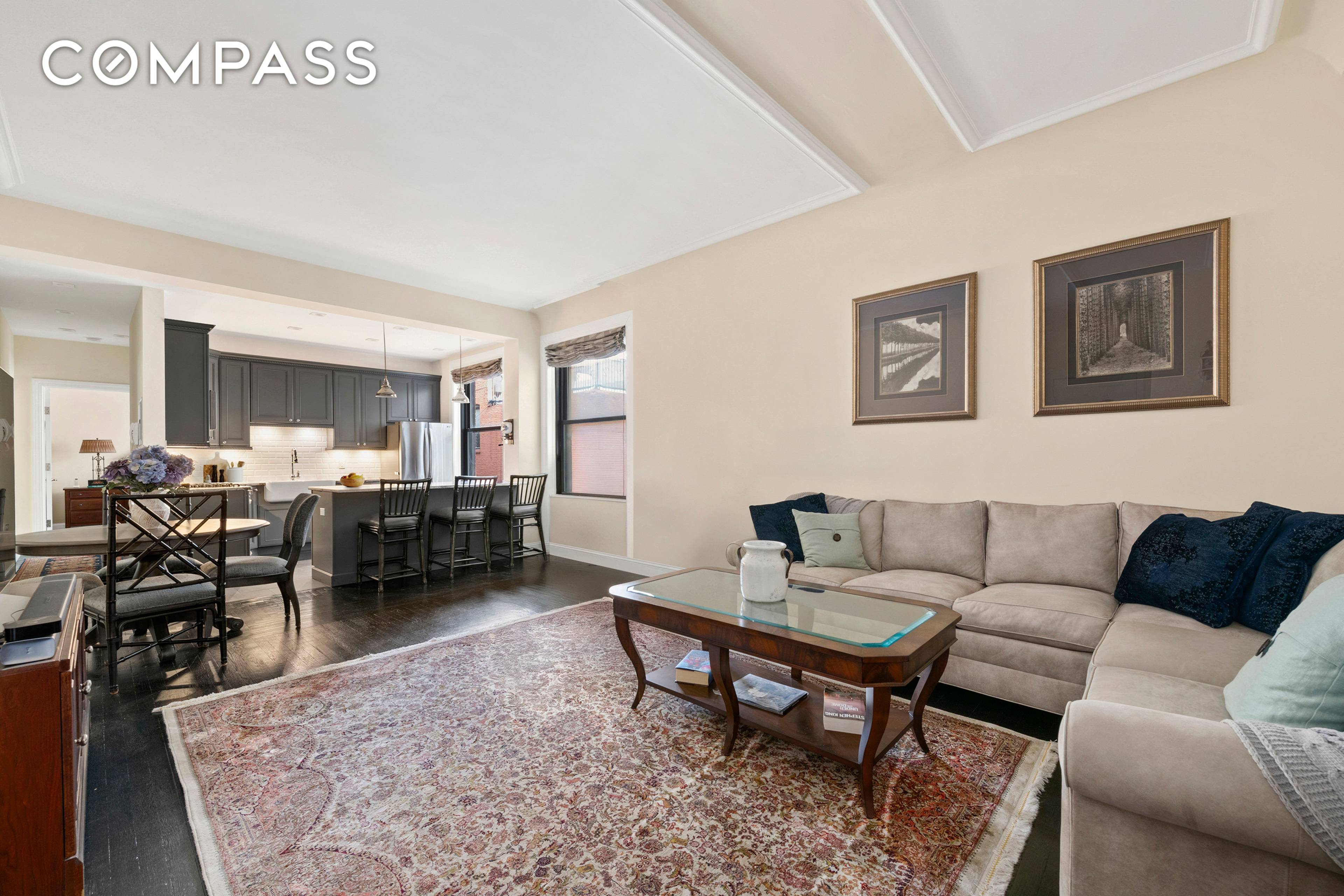 Welcome to Residence 6A at 380 Riverside Drive a spacious and elegant one bedroom with a dedicated home office, offering a seamless blend of pre war character and modern upgrades.