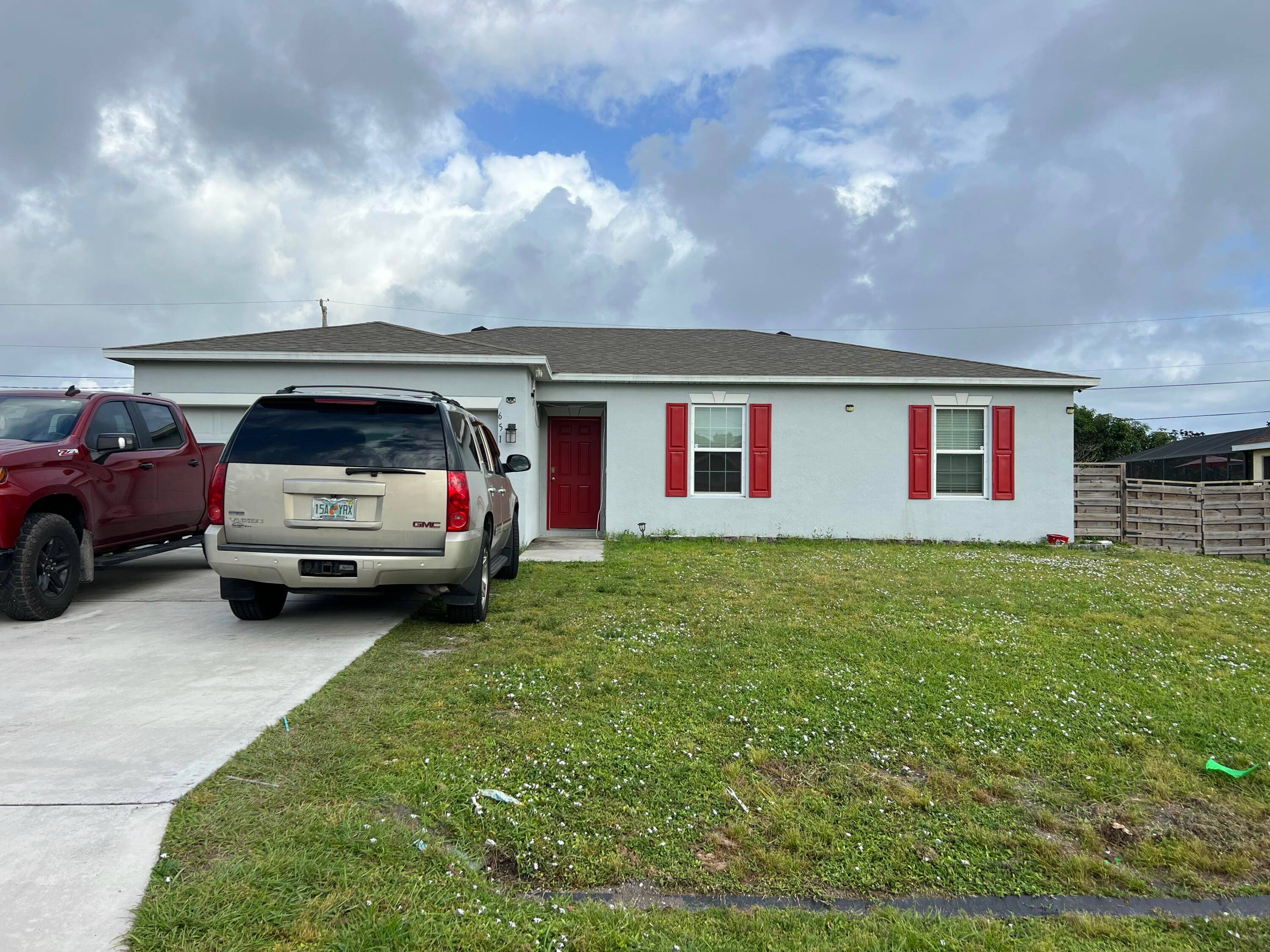 Come to see this beautiful home located in Tulip area close to I 95, 3 bedrooms, 2 bathrooms, 2 car garages, CBS home 2020 year built, features vaulted ceilings, tiled ...