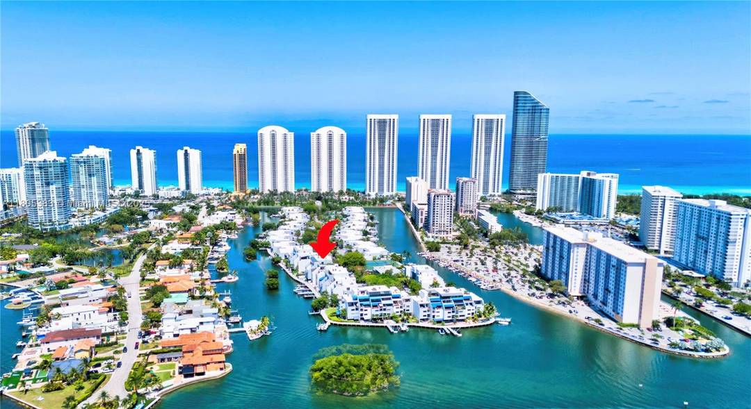 Motivated seller ! Best Price per sqft in Sunny Isles Spacious waterfront 2 level condo in the exclusive guard gated Poinciana Island community, directly across from Sunny Isles Beach.