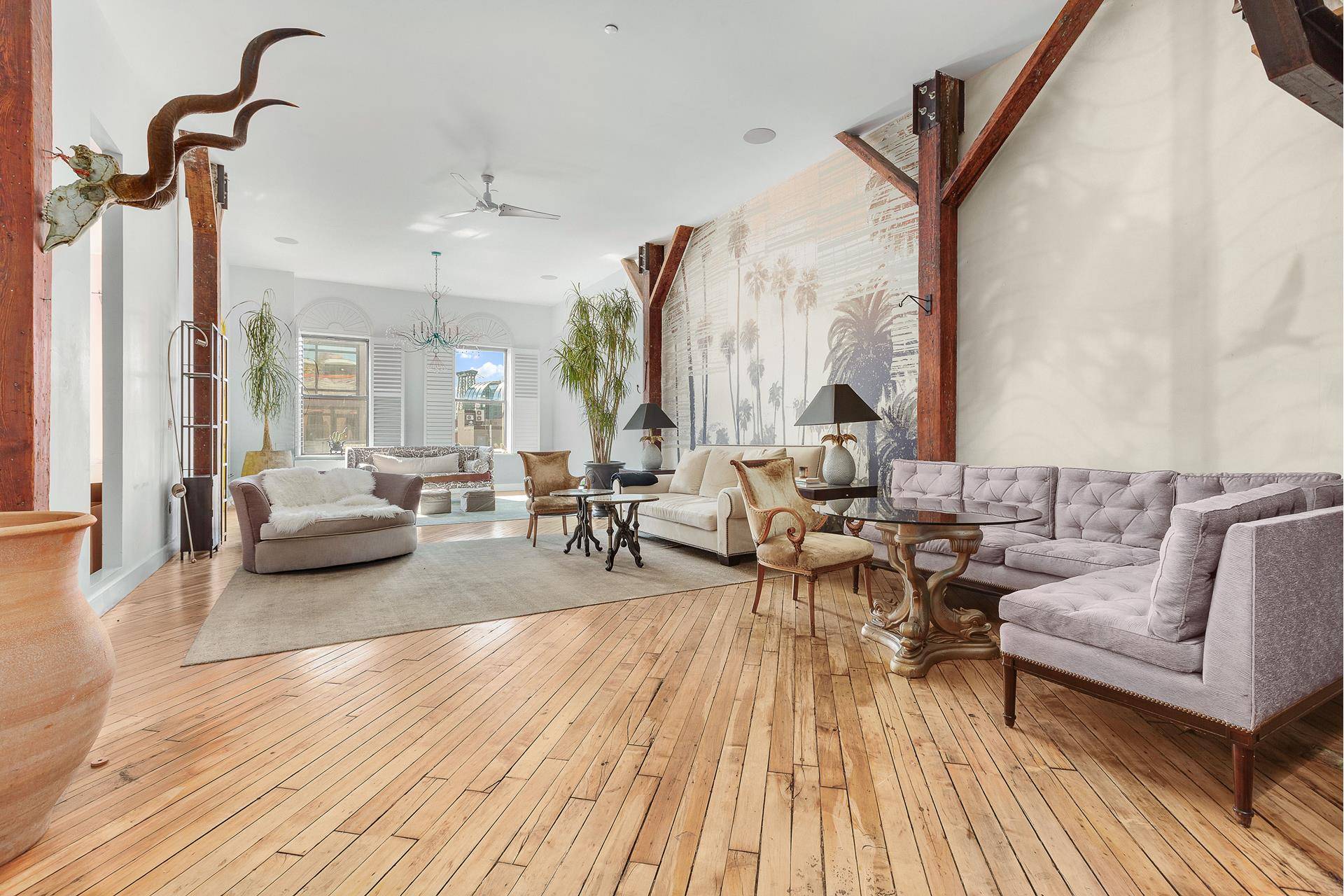 Experience old world charm and contemporary comfort in this expansive corner loft at Williamsburg's finest authentic loft building ; the Mill.