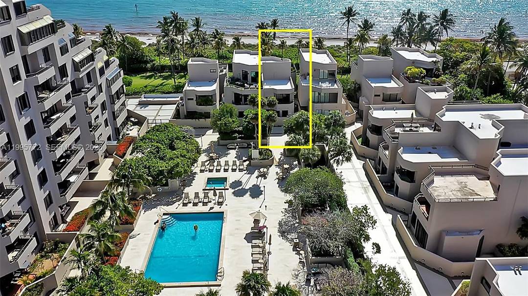 Experience an Exceptional Renovated Oceanfront Town House Rarely available in the Market !