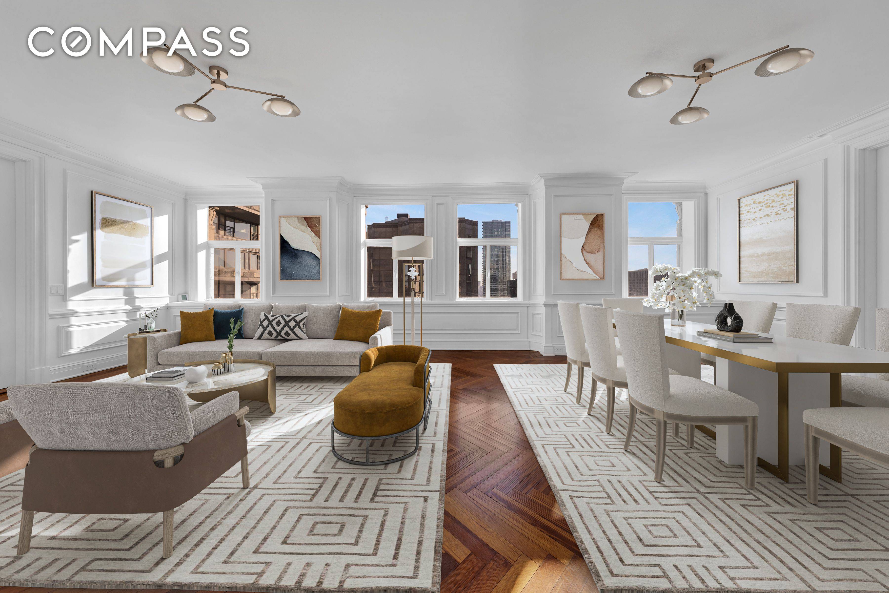 Elegant High Floor Residence with Split Bedroom Layout amp ; Sweeping City Views at the Ritz Tower Located on the 34th floor of the renowned Ritz Tower, this Park Avenue ...