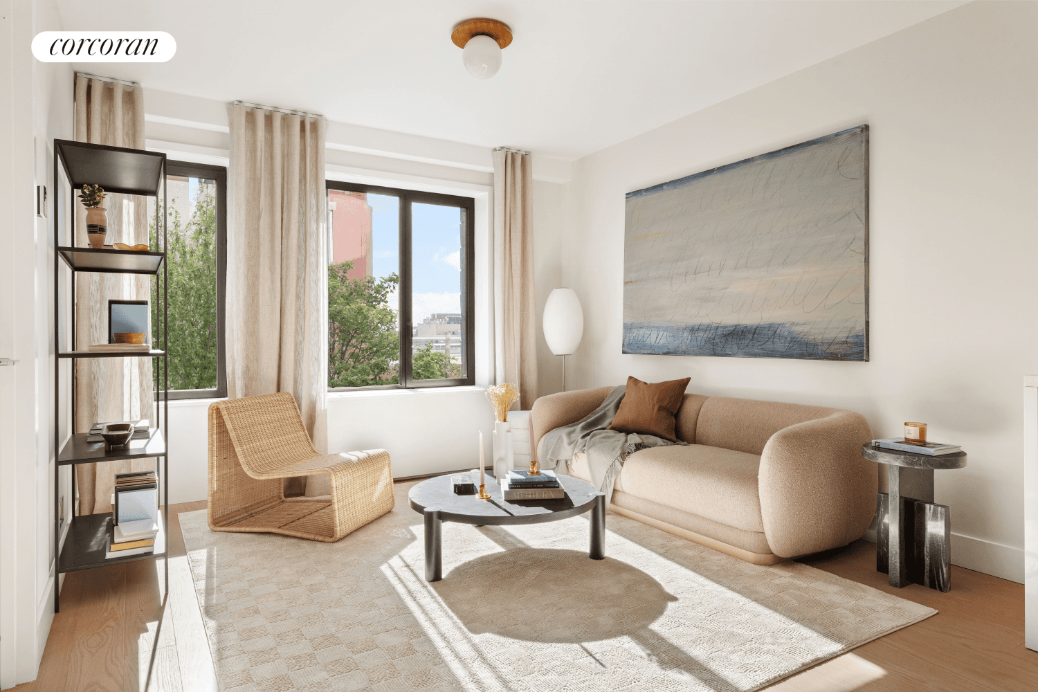 Residence 8B at 601 Baltic available FURNISHED or Unfurnished Two Bedrooms Two Bathrooms Thoughtfully designed, meticulously executed.