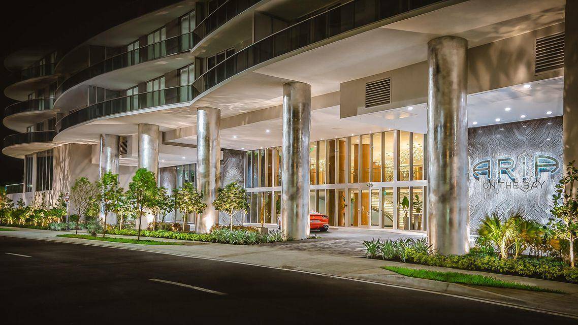 Experience luxury in this stunning 24th floor unit at 488 NE 18th Street, Unit 2409.