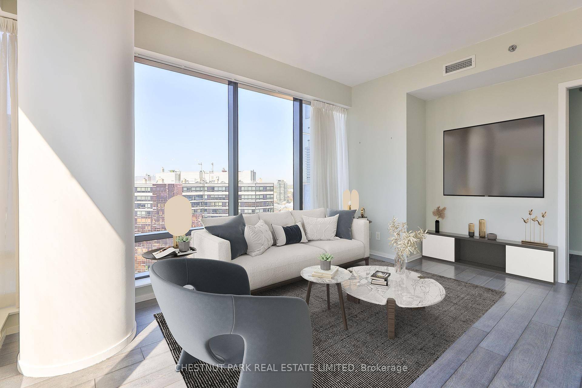 Historic facade welcomes you to this stunning southwest corner unit in the heart of downtown.