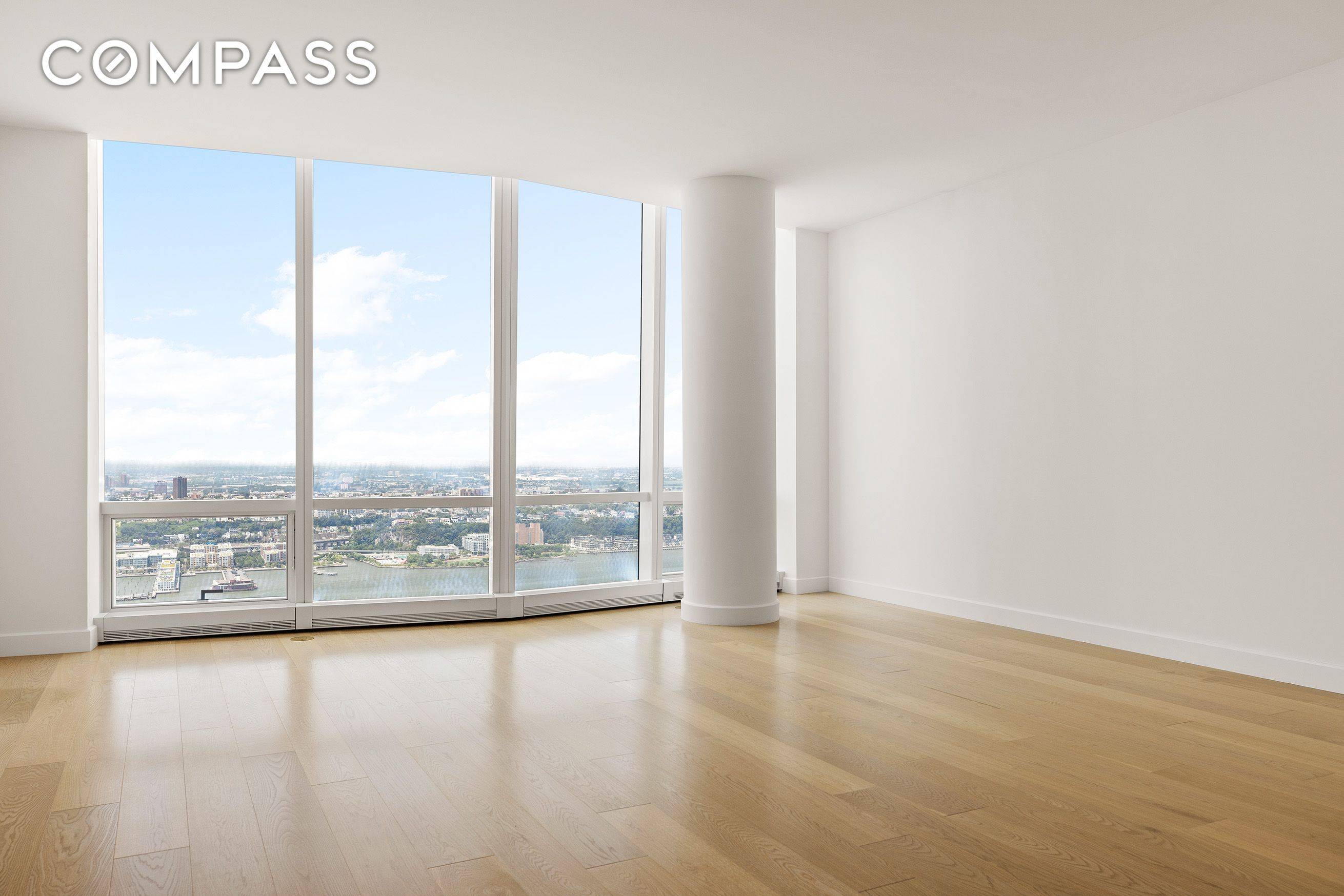 Soaring high above Manhattan, this exquisite two bedroom residence at Fifteen Hudson Yards offers a rare combination of architectural brilliance and breathtaking living.