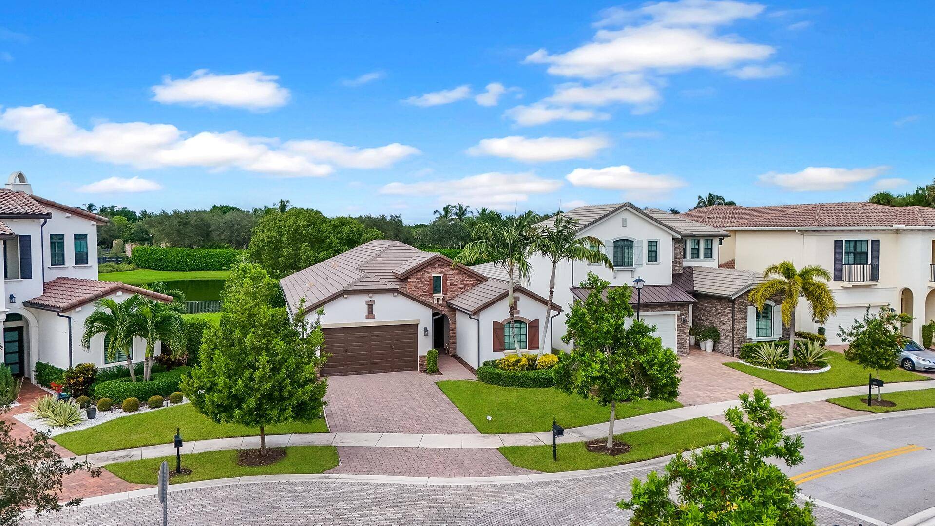 Beautiful 3 bedroom, 2. 5 bath single family home in the highly sought after Palm Meadows Estates with serene lake views.