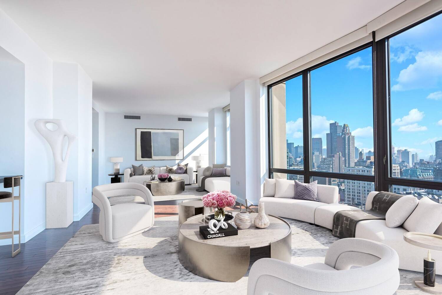 This apartment is a total WOW and truly rarely available at the coveted Chelsea Stratus Condominium.