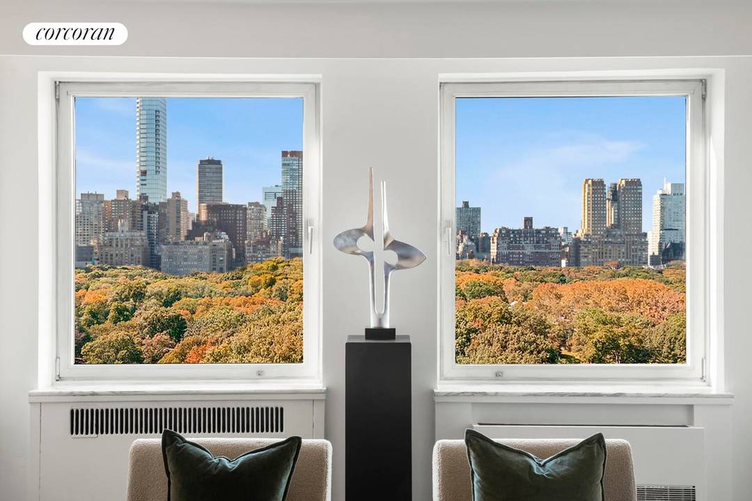 Set your sights sky high with views of the New York City skyline and all of Central Park.