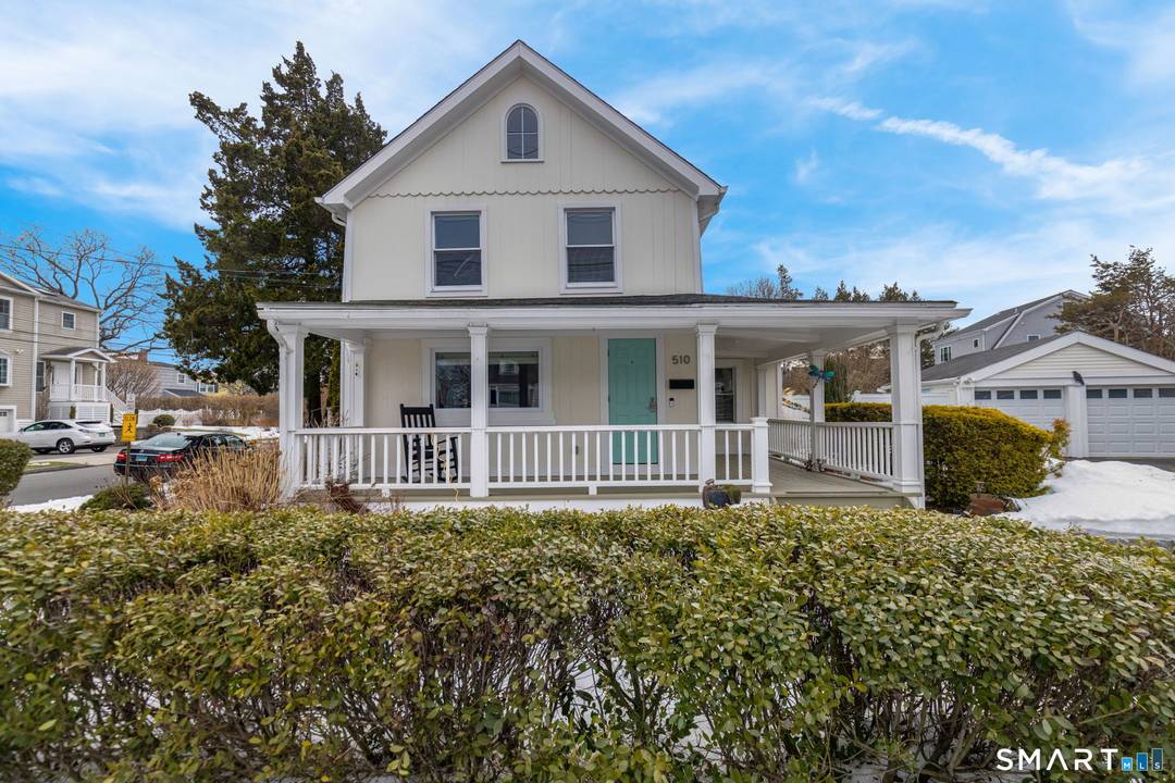 Adorable In town Beach colonial with farmhouse porch and 2 car garage ADU Anyone ?