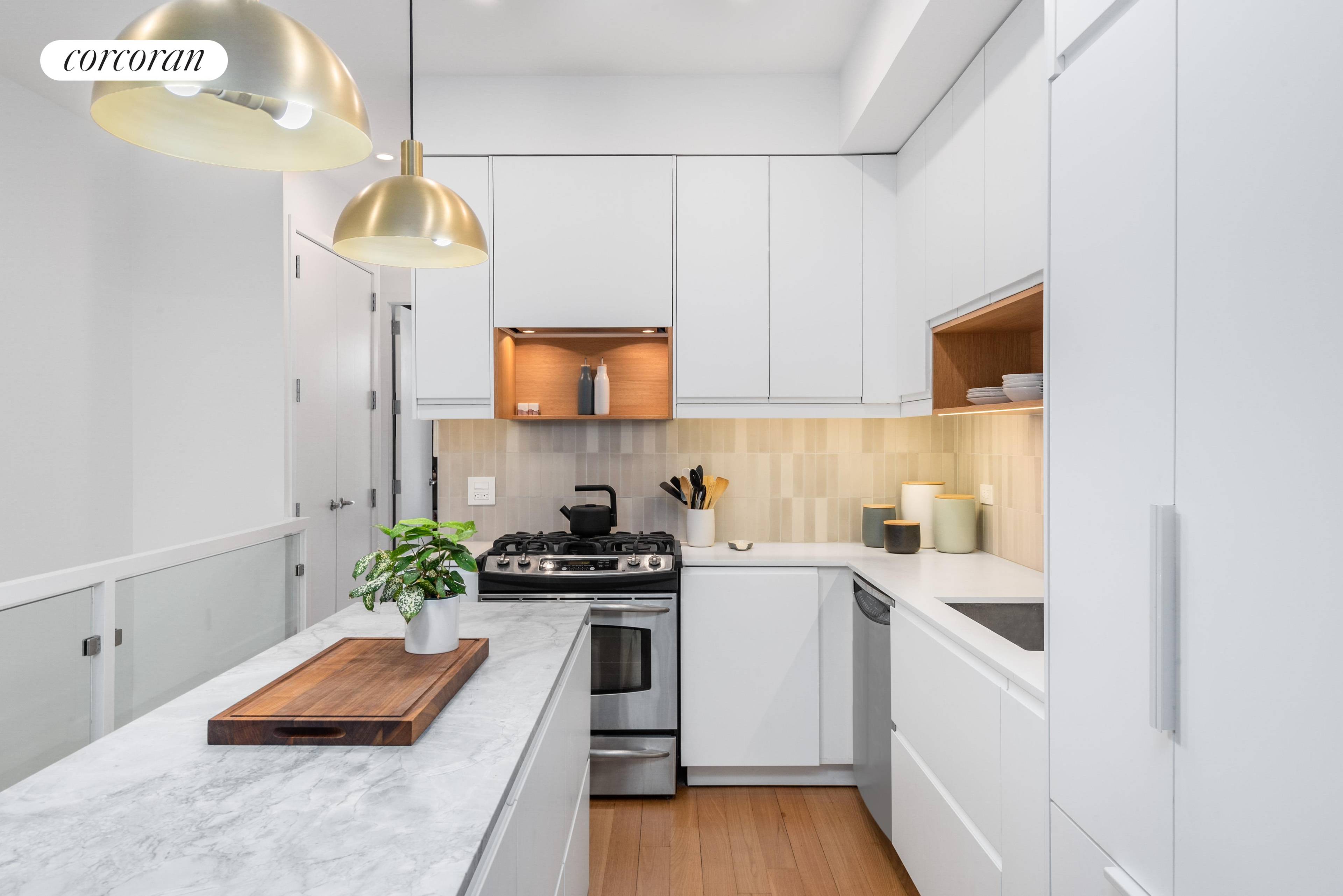 Stunningly renovated luxury duplex with private backyard in prime Williamsburg.