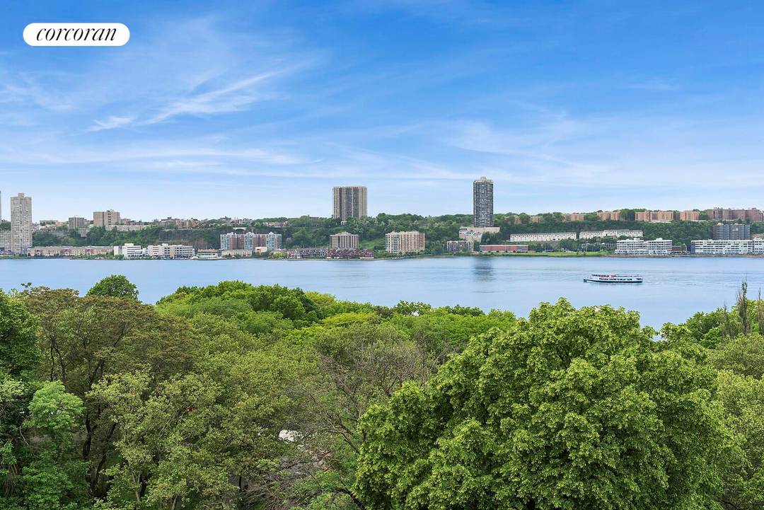 Light filled with breathtaking views of the Hudson River and Riverside Park, this Upper West Side one bedroom is a rare find.