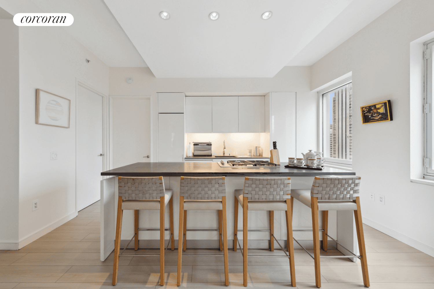 The one of a kind, phenomenal views are the perfect ever changing backdrop to the artistic vision found in every perfectly curated detail of this palatial, full floor penthouse.