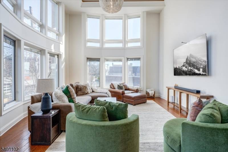 This expansive 1, 769 square foot loft offers the kind of space and light that's hard to find in Montclair, especially this close to the train.