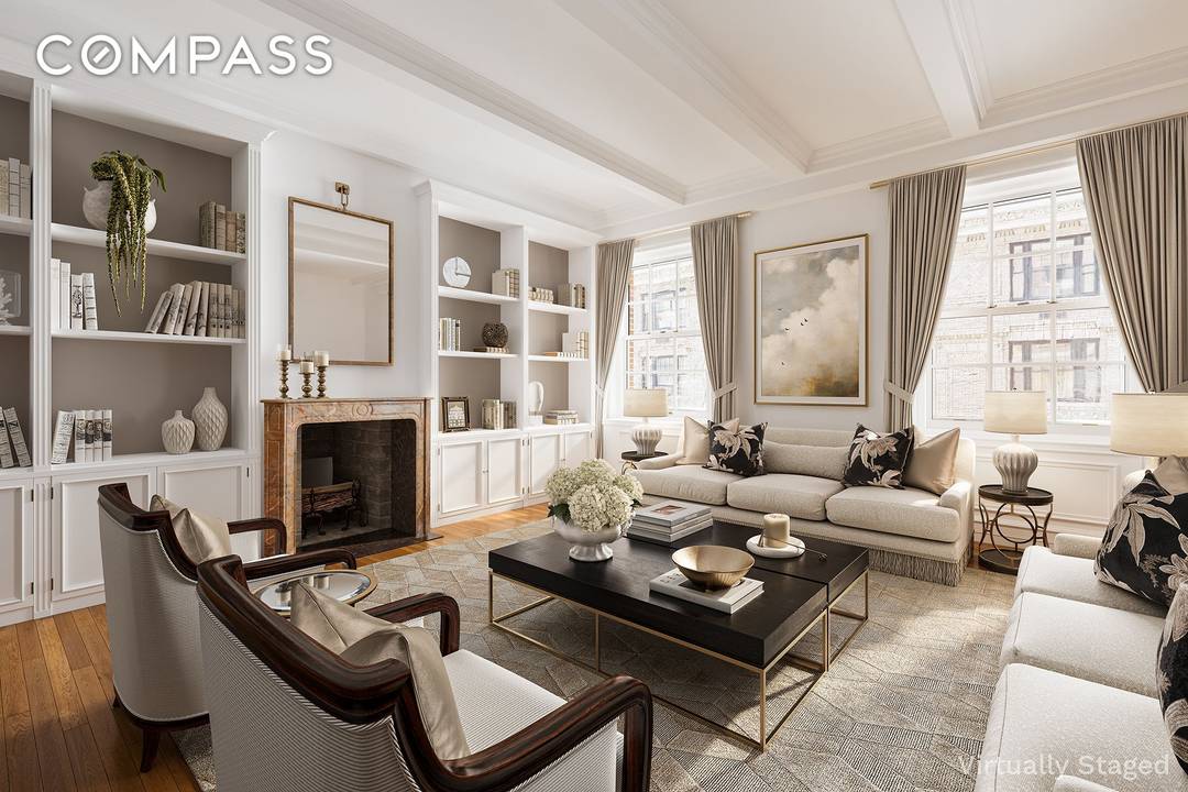 Dramatic Park Ave 6 into 5 Stately and welcoming, this sun filled 3 bedroom 2.