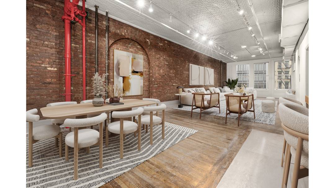 2, 000 square feet of classic SoHo loft living at the corner of West Broadway and Grand Street.