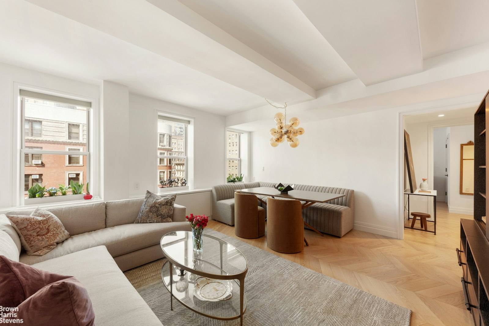 Welcome to Residence 9B at 393 West End Avenue showcasing a triple mint one bedroom, one and a half bathroom home offering 866 sq ft of refined prewar elegance and ...