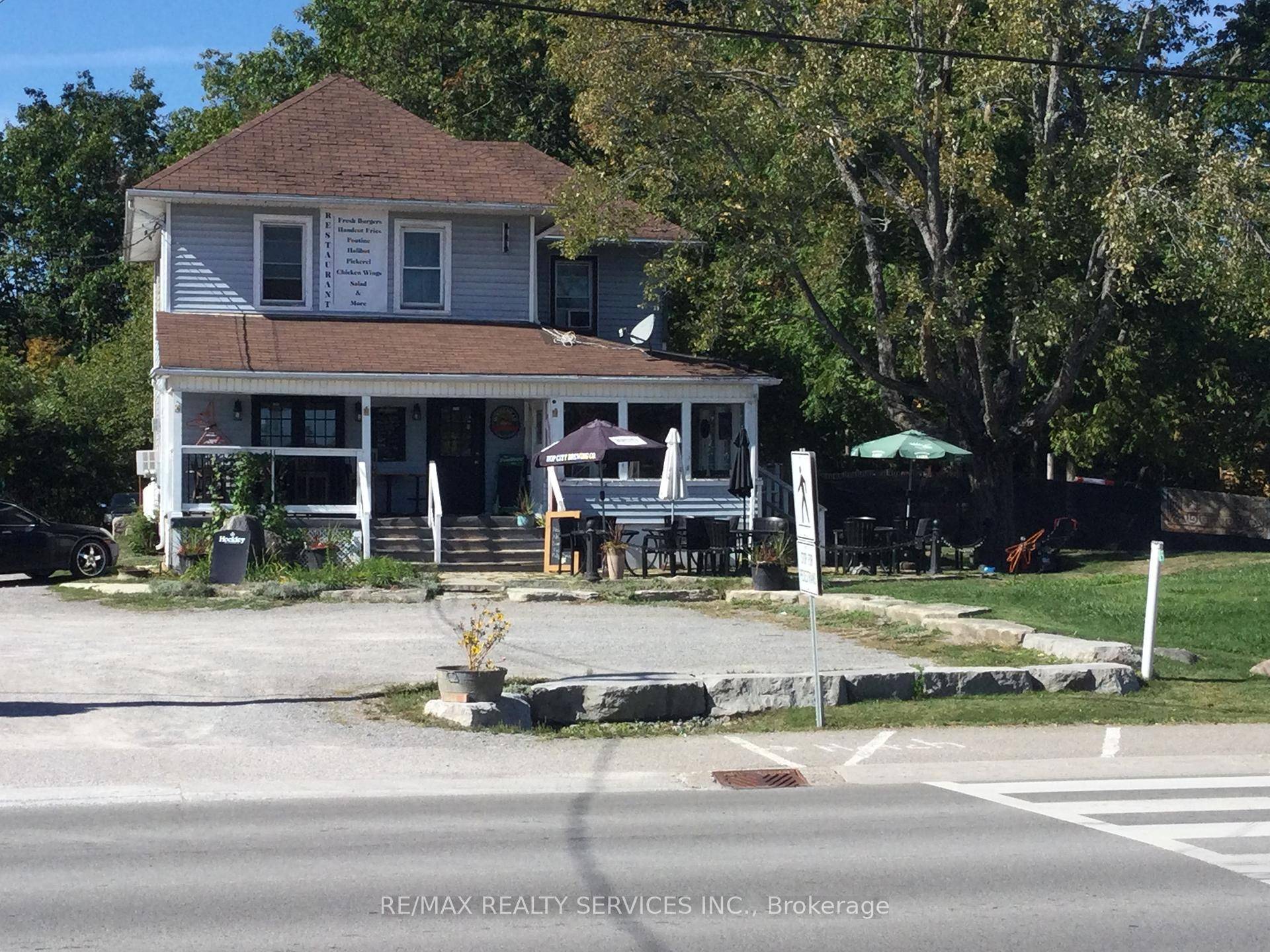 Located downtown Buckhorn located across the street from Lock 31.