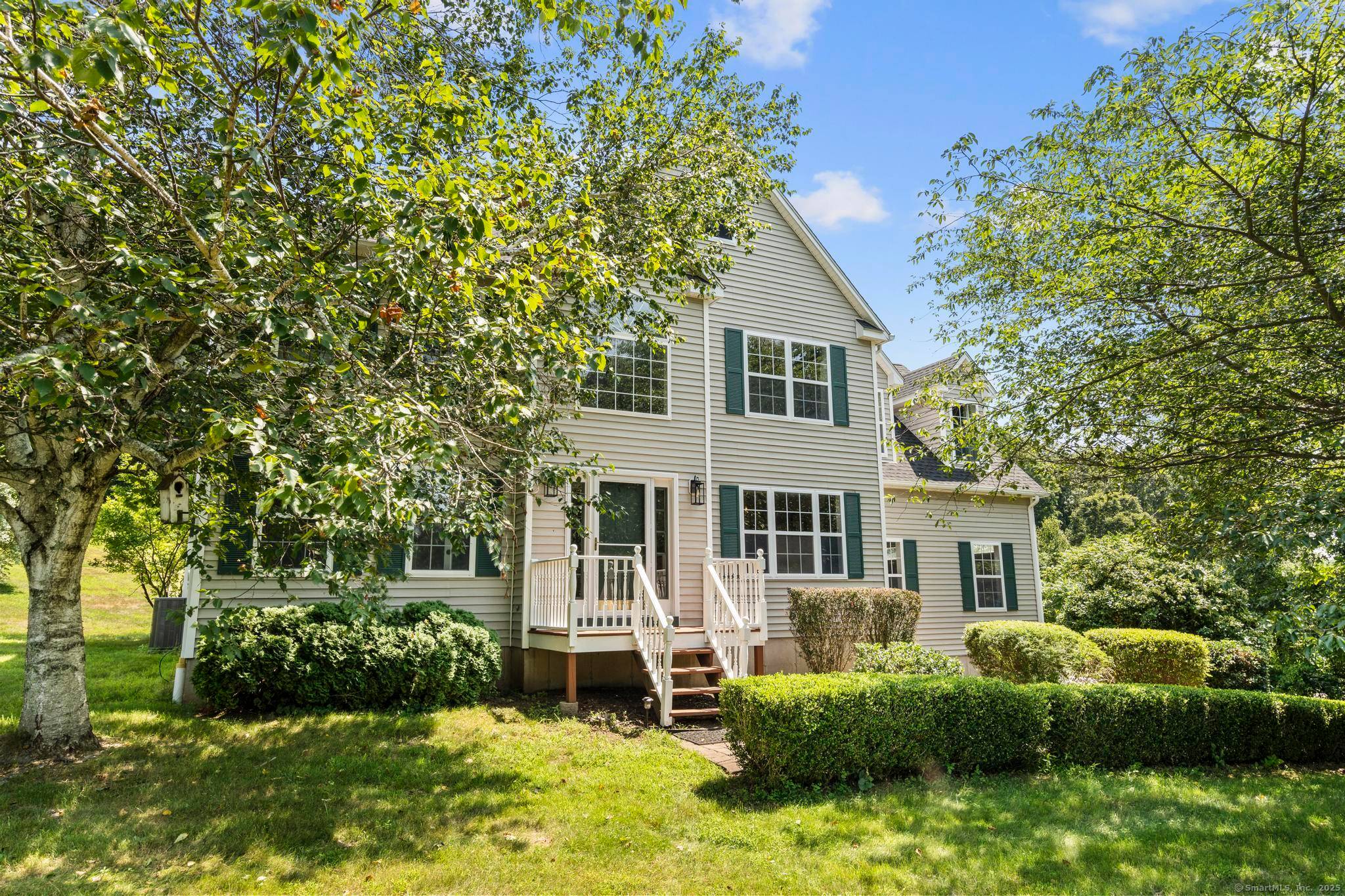 Nestled in one of Oxford's most sought after neighborhoods Quaker Farms this great Colonial offers the perfect blend of comfort, space privacy.