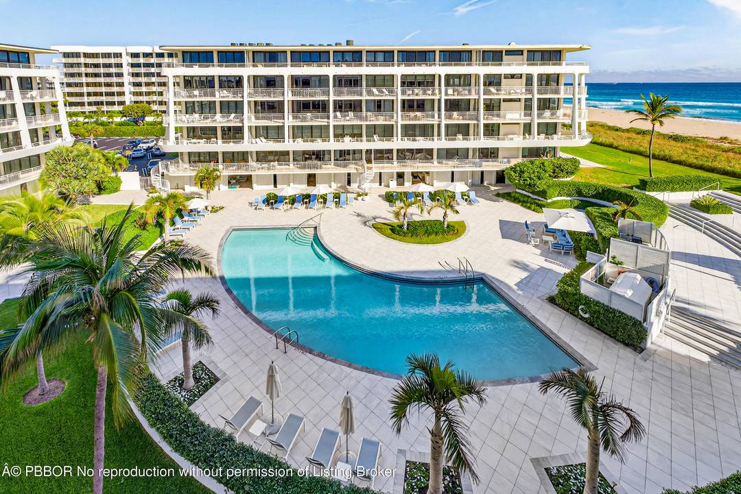 Experience elegant oceanfront Palm Beach living in this spacious 2BR 2BA residence.