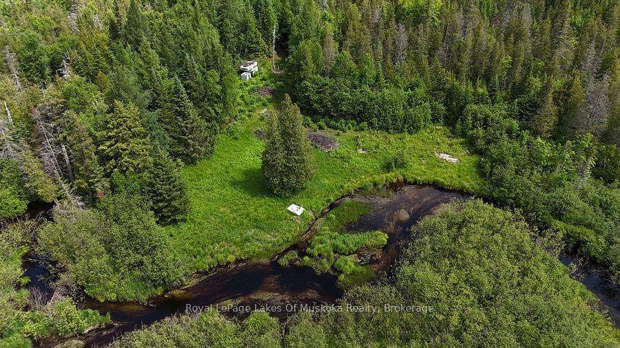 Escape to the serenity of Muskoka with this rare 13 acre vacant lot nestled in the peaceful community of Novar.