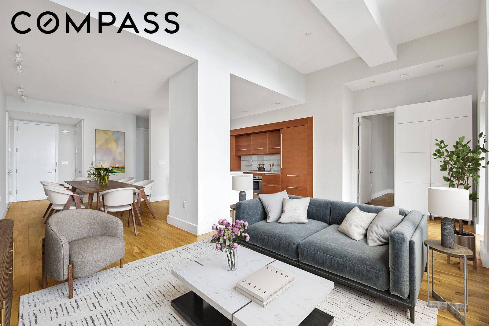 Highlighted by vibrant park views through to the Brooklyn Bridge and lower Manhattan skyline, this expansive one bedroom, two bath home offers more than 1300 square feet of striking loft ...