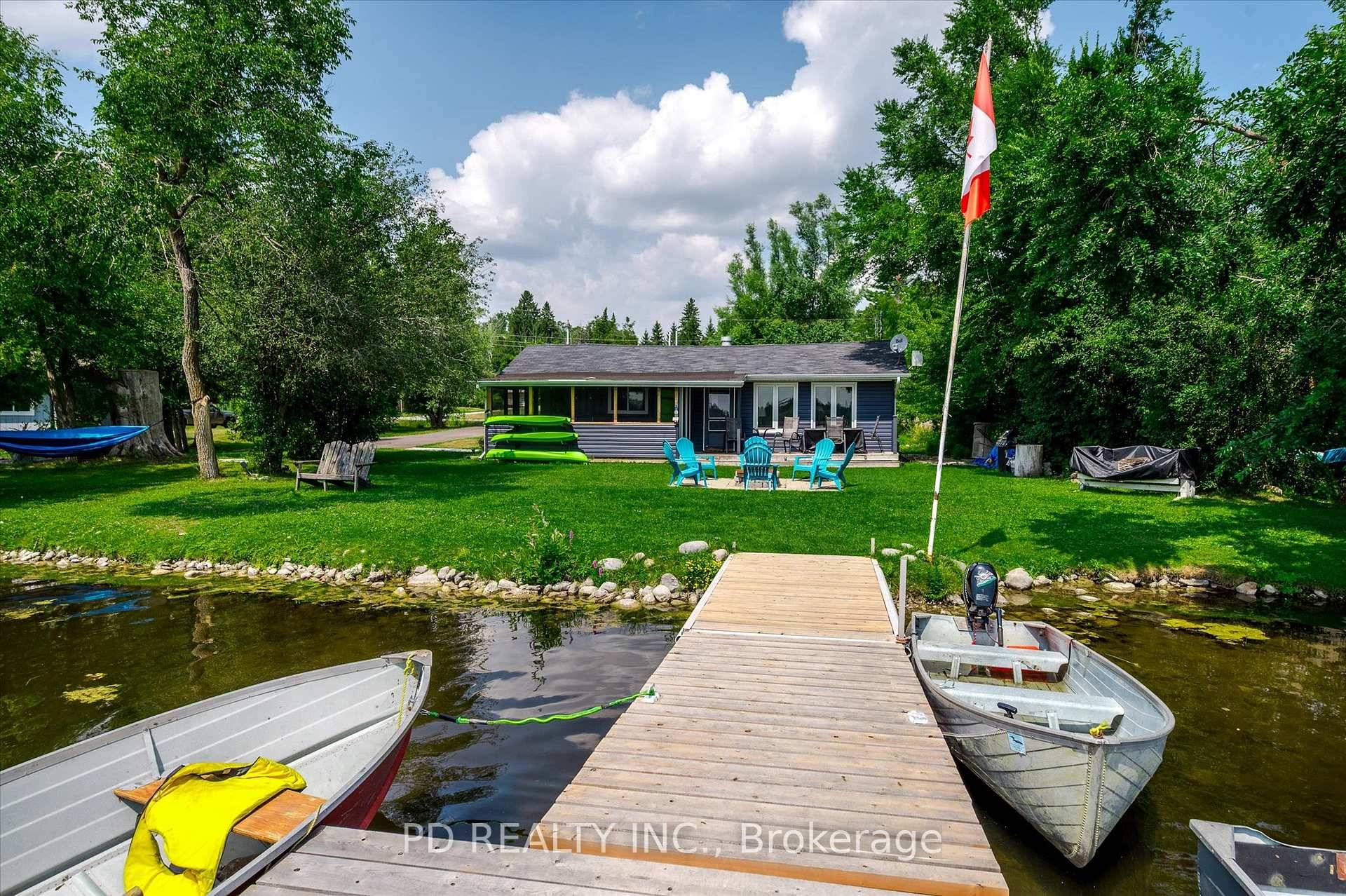 This updated 3 bedroom waterfront home or cottage on Pigeon River is perfect for those who appreciate the joys of boating the Trent Severn Waterway.