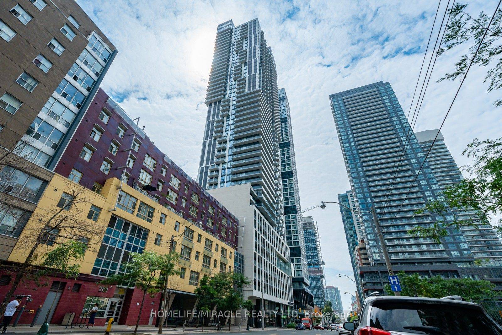 Fabulous location in Downtown Dundas square garden condo.