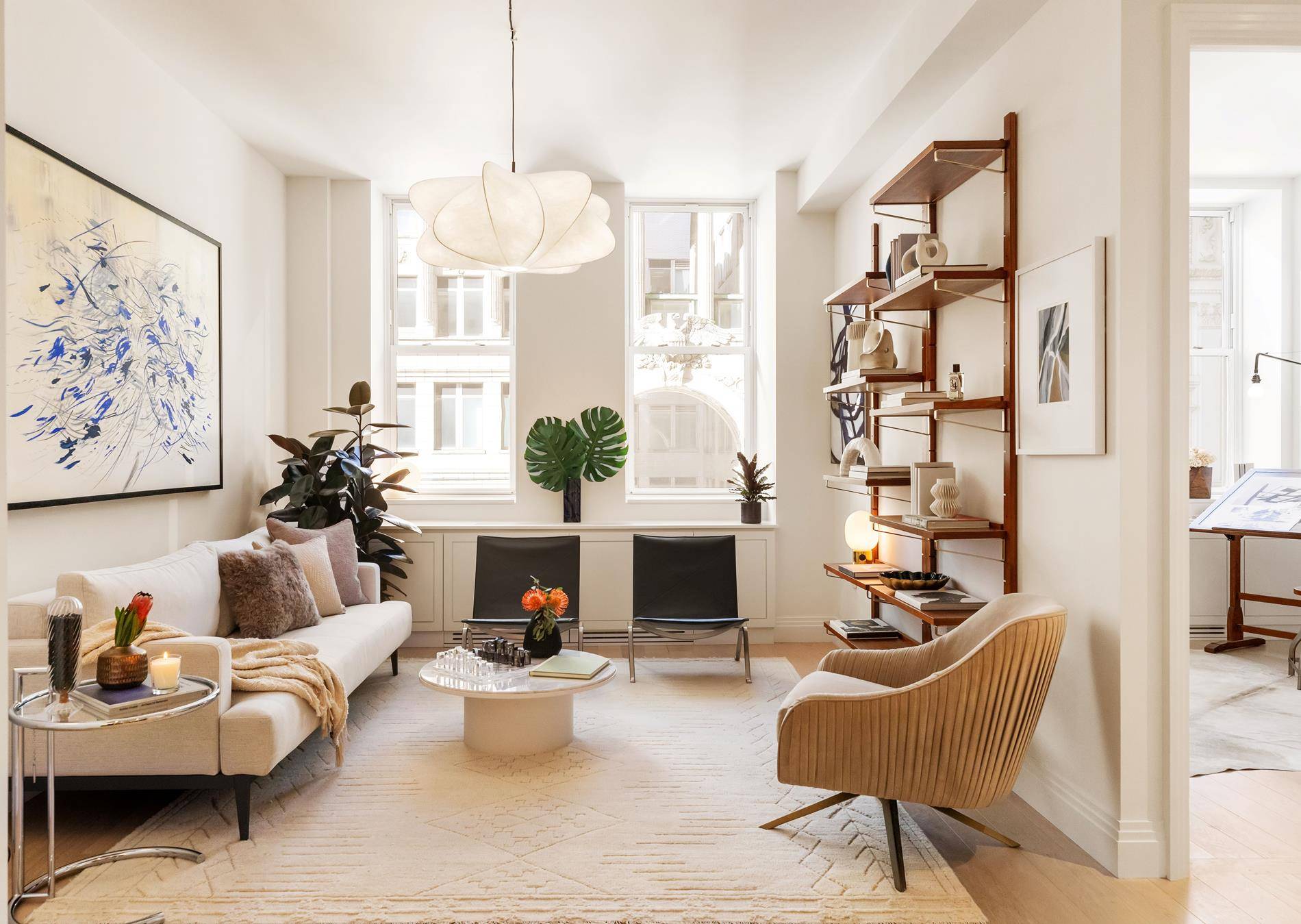 Move In Ready ! Residence 1107 is a 1072 SF, two bedroom two bathroom apartment within One Wall Street.