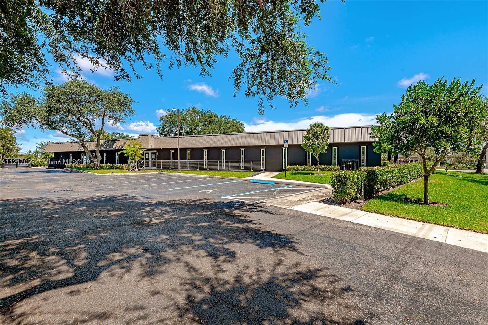Free standing on a large corner lot commercial building, currently used as owner user medical office.