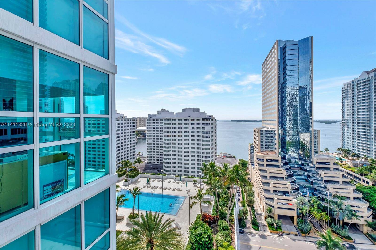 This stunning condo is located at The Plaza Brickell.