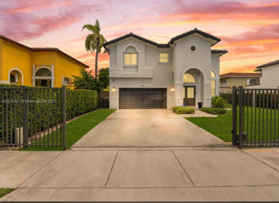 This stunning Gated three bedroom, two and a half bathroom home is a true gem, boasting a beautifully remodeled interior and exterior.