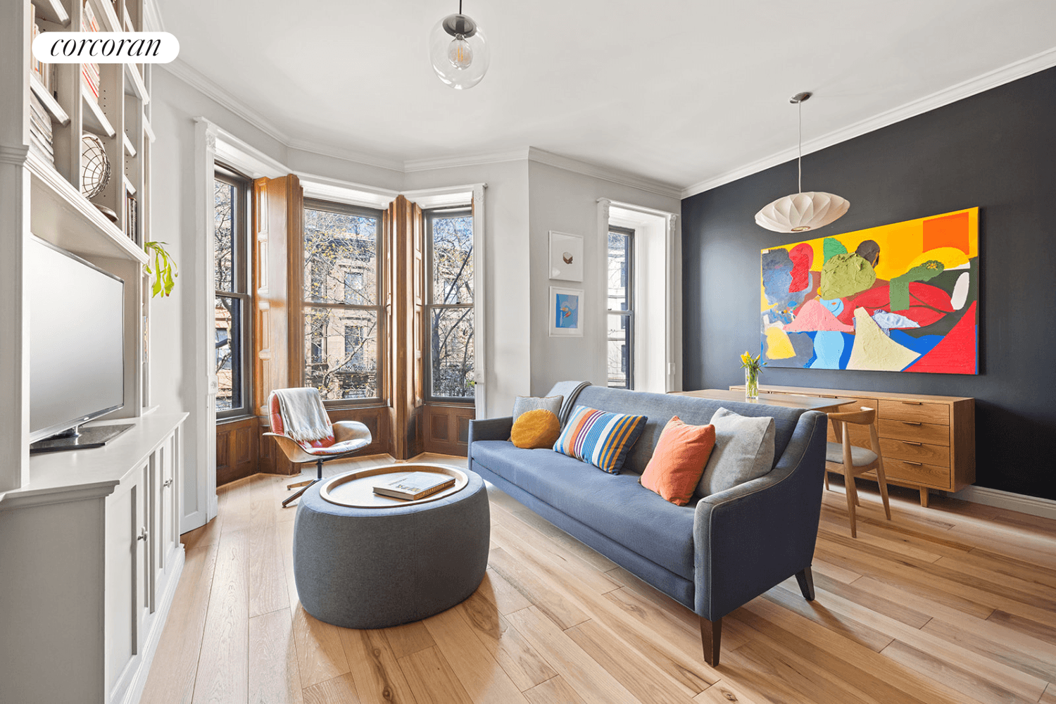 Feel right at home in this beautiful light filled apartment at a premier Park Slope address less than a block from Prospect Park !