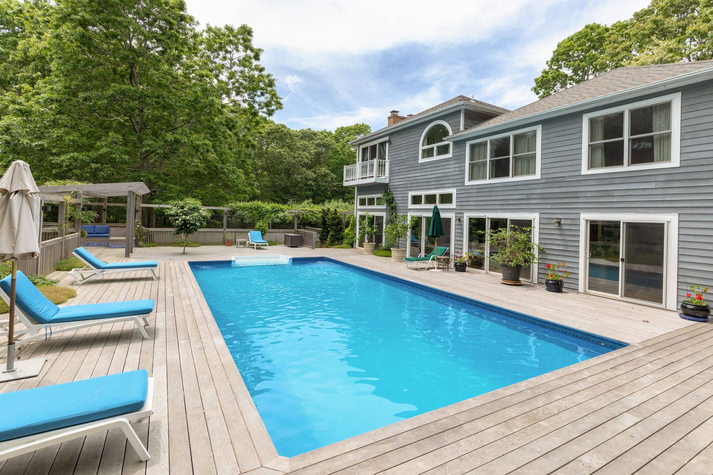 Pool and Tennis in a provate Bridgehampton Oasis