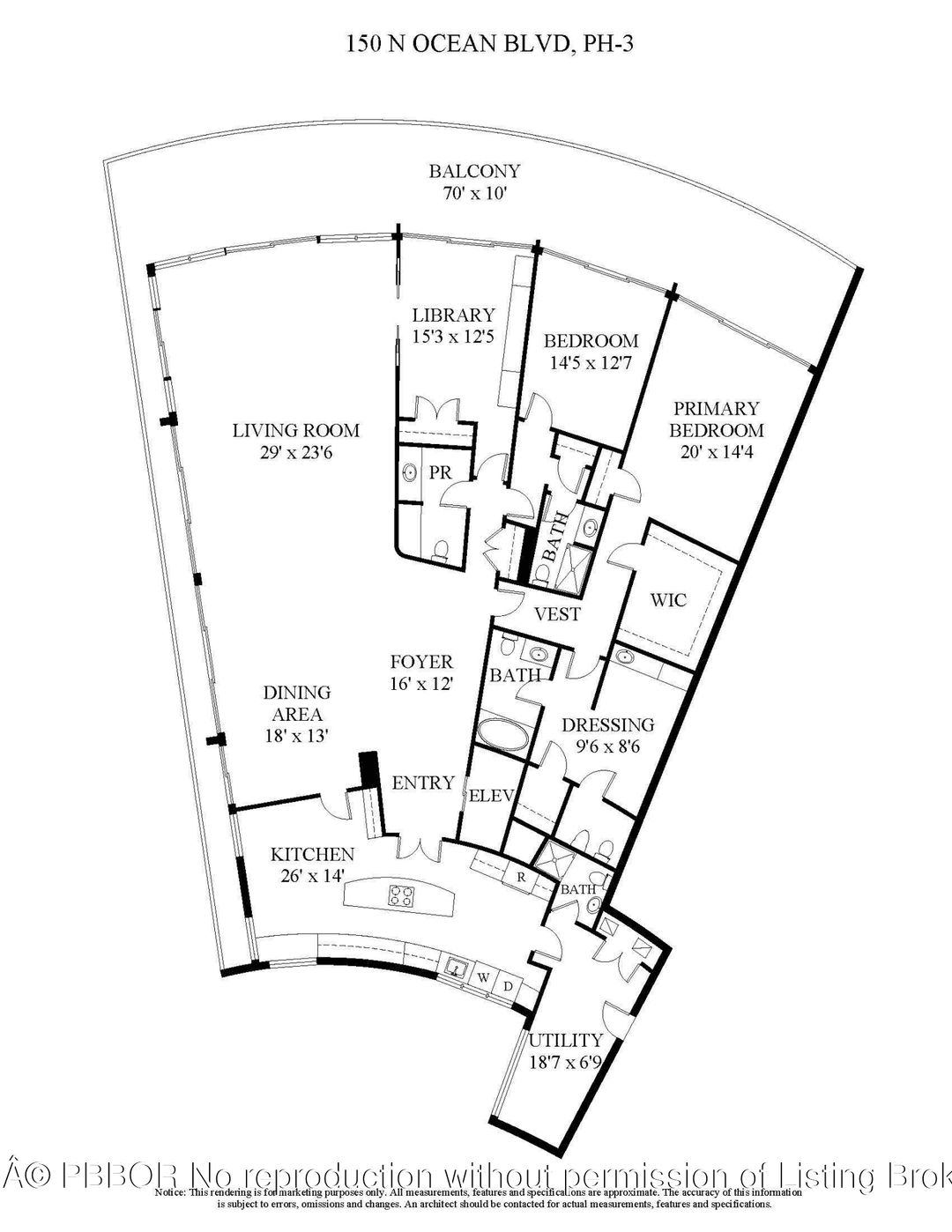 Rarely available and beautifully situated in one of Palm Beach's most exclusive oceanfront buildings, this 3BR 4.