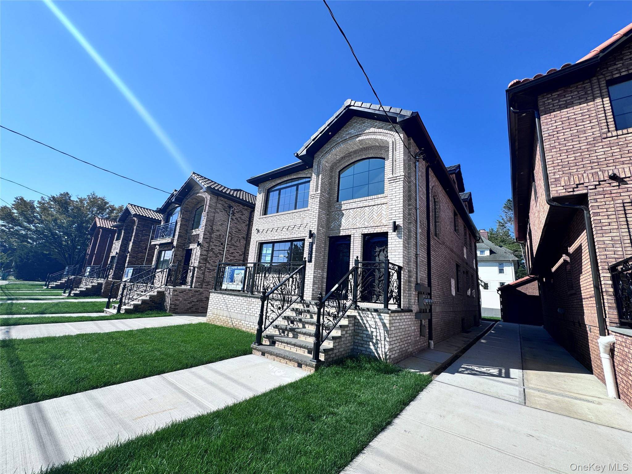 This Gorgeous brand new brick home faces east, welcoming abundant morning sunlight.