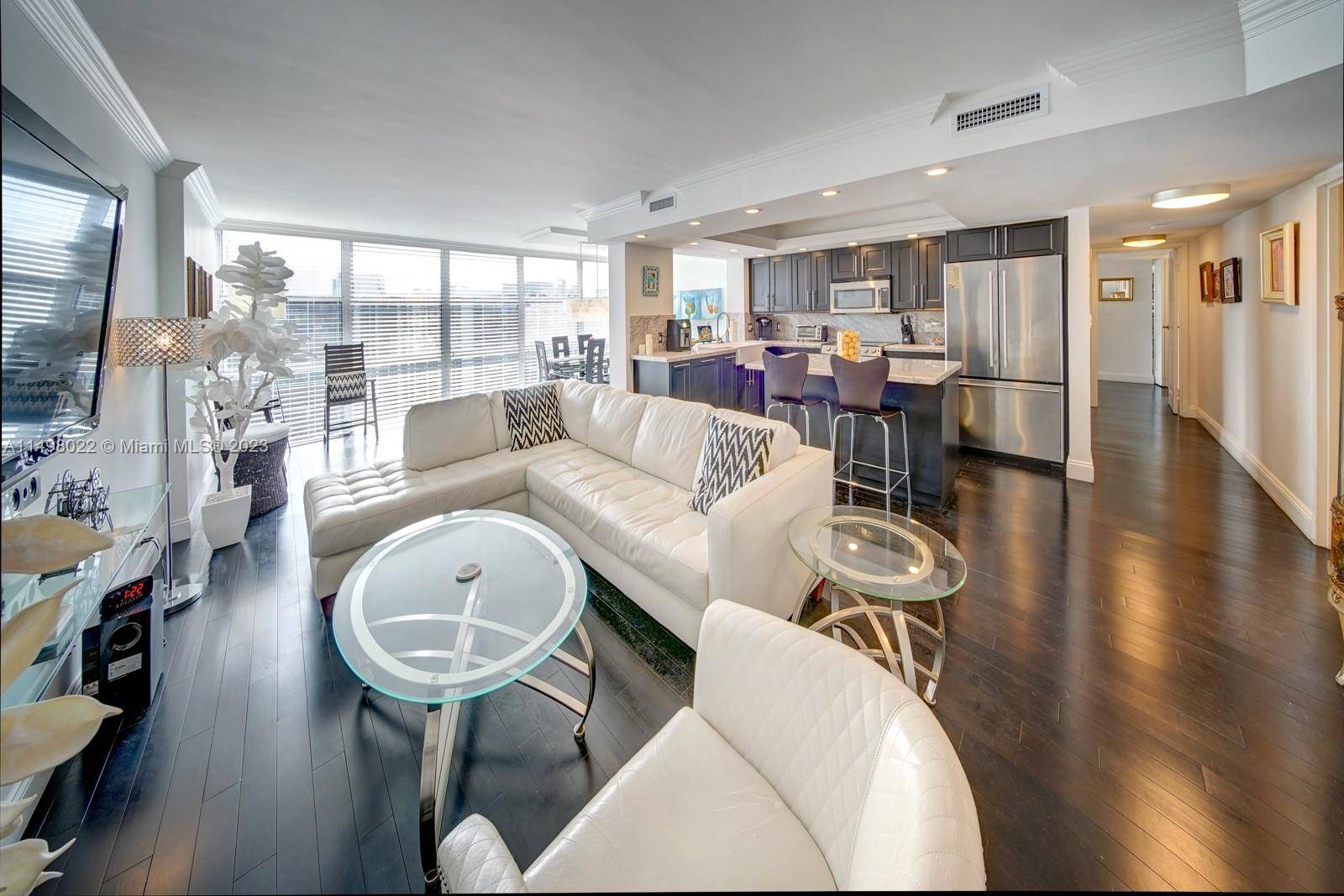 Price Improvement ! Beautiful, Turn Key, Top Floor, Fully upgraded, 2 bed, 2 bath condo overlooking the Intracoastal with SE Views.