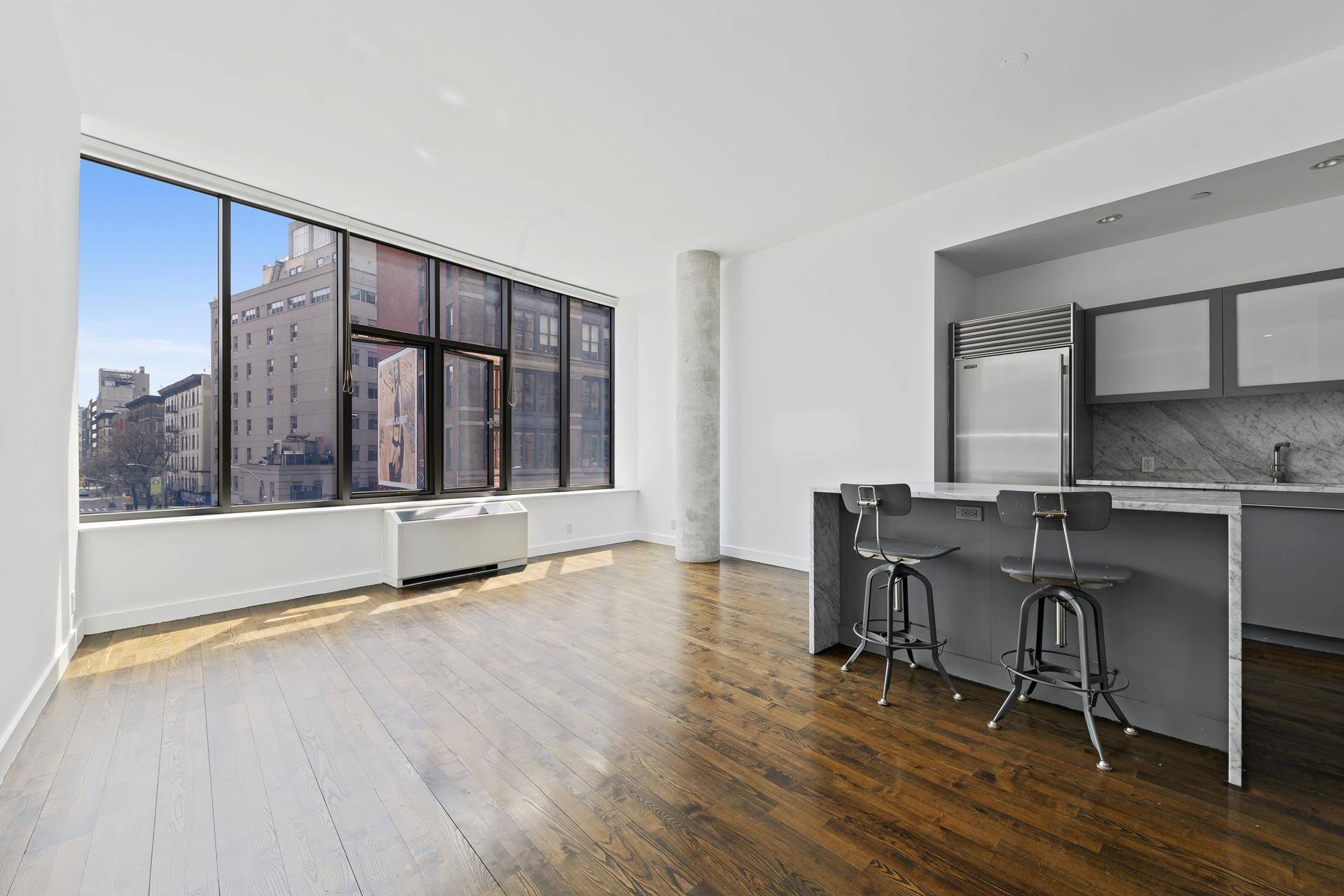 Welcome to 210 Lafayette Street Unit 6B Bright One Bedroom Loft Apartment.