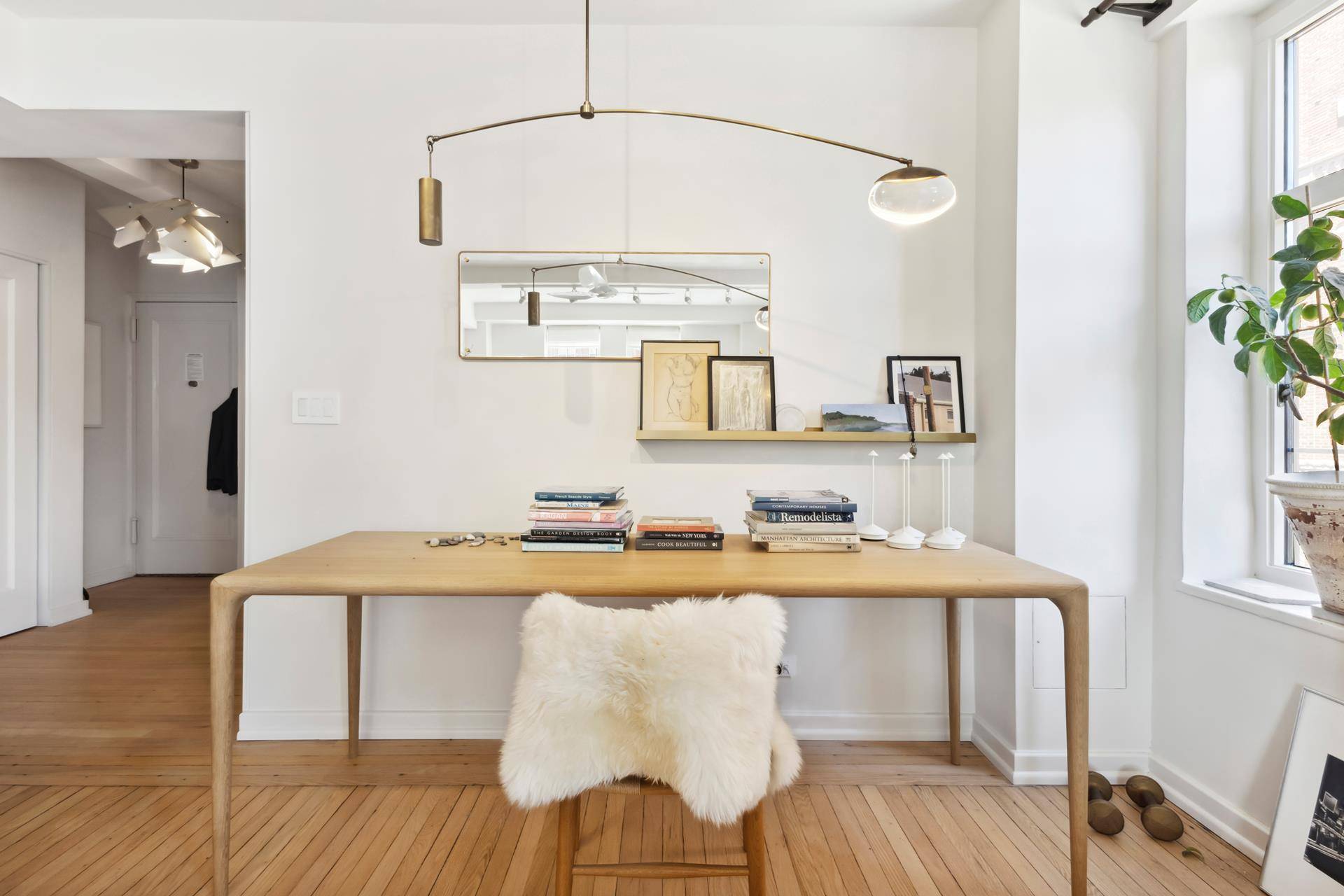 Step into this thoughtfully curated residence, where a calming environment is met with exceptional NYC views.